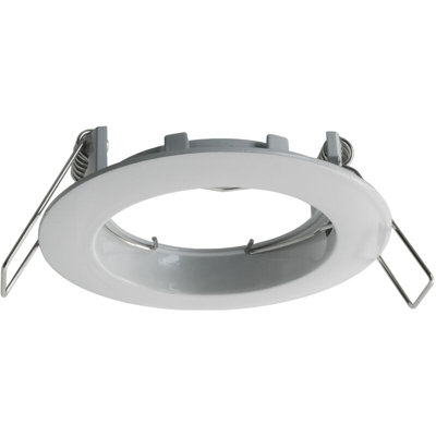 Zeitnet Inc. - Porta faretto fisso rotondo bianco incasso foro 6cm supporto lampade LED GU10