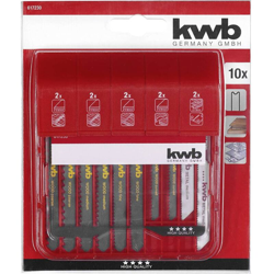 kwb 617230 Kit di lame per seghetto alternativo kwb Jigger 10 pezzi 1 pz. precio