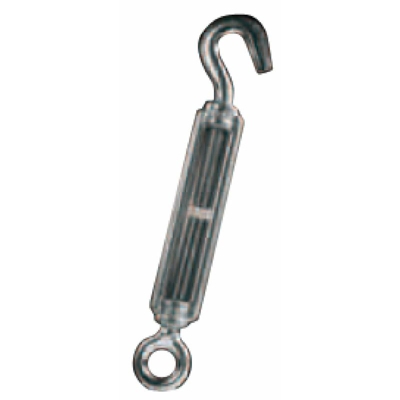 Tenditore a gabbia 1 anello 1 gancio - Filettatura Ø 20 mm