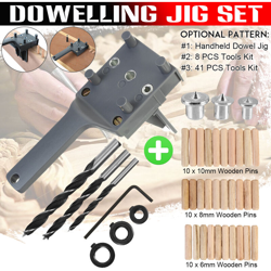 Drillpro - Strumento per la lavorazione del legno manuale Set di perni Strumento di guida rapida per la guida della punta per trapano per en oferta