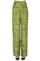 Printed silk trousers precio