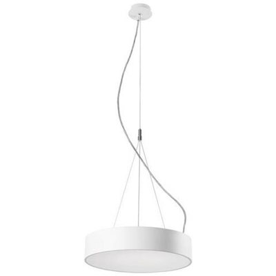 Plafoniera A Led Rotonda A Filo Bianco Dimmerabile A Taglio Di Fase 33cm 2720lm 3000k