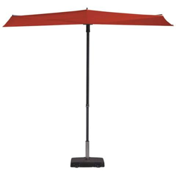 Ombrellone da Balcone Sun Wave 270x150 cm Rosso Mattone características