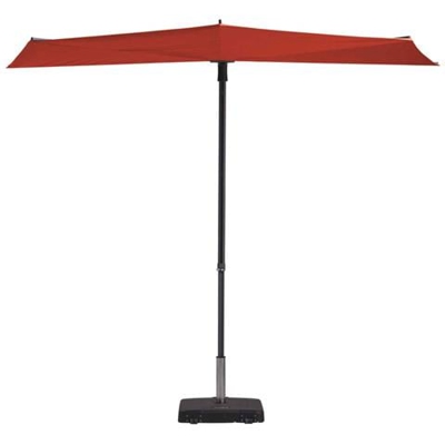 Ombrellone da Balcone Sun Wave 270x150 cm Rosso Mattone