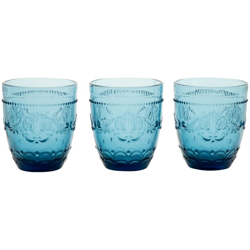 Casa Collection - Gruppo 3 Bicchieri Noblesse 300Cc Blu precio