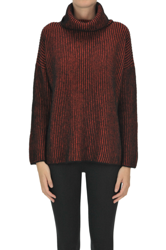 Ribbed knit turtleneck pullover precio