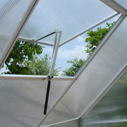 Apriporta automatico per serra con controllo della temperatura solare termico, molla singola características