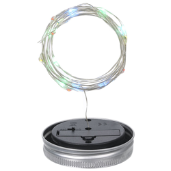 1.2V 1.2W Bottiglia di filo di rame solare Cork LED Light Starry Sky Wedding e Holiday Lighting String,1m 1LED colorato senza bottiglia - 1m 1LED características