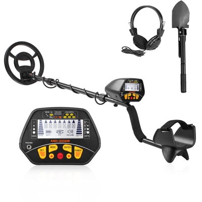 Metal detector MD-3028, con auricolare + pala, spedito senza batteria - spedito senza batteria