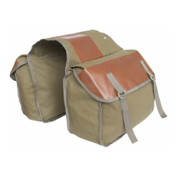 Borsa portapacchi per bicicletta, 35 L borsa doppia, grande capacità, borsa per ruota posteriore, riflettente, per bici/moto, kaki precio
