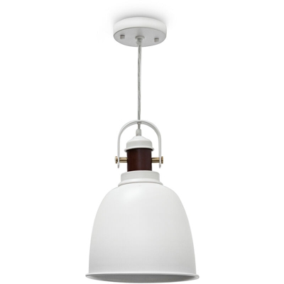 Paralume Lampadario, Altezza Regolabile, 134 x 24 x 24 cm, Bianco