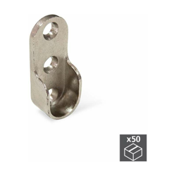 Supporto per appendiabiti da armadio, 50 u. - Emuca en oferta
