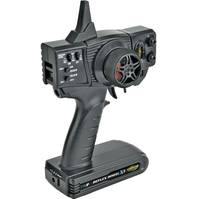 FS Reflex X1 2-Kanal 2.4G Color Box Radiocomando con impugnatura a pistola 2,4 GHz Numero canali: 2 - Carson Modellsport