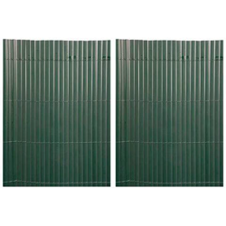Canniccio Stuoia In Pvc Bifacciale Di Occultazione Colore Verde Pezzi 2 Da Metri 1,5x3 en oferta