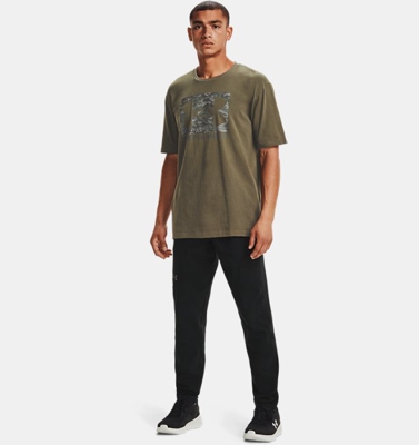 Maglia a manica corta UA ABC Camo Boxed Logo da uomo