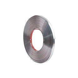 Listello decorativo per auto, striscia antigraffio per carrozzeria, striscia cromata lucida 10 mm x 12,5 m en oferta