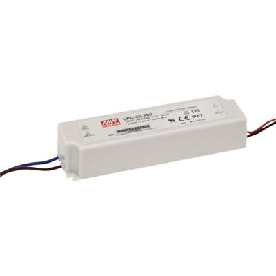 LPC-35-1050 Driver per LED Corrente costante 31.5 W 1.05 A 9 - 30 V/DC non dimmerabile, Protezione sovraccari - Mean Well