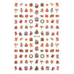 Adesivi natalizi per nail art Decorazioni per nail art Confezione da un foglio,ZS-1 - ZS-1 precio