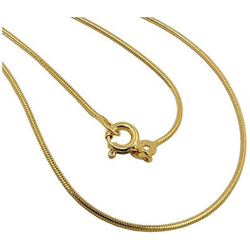 Collana 519005 - Snake Chain 1mm 14ct Gold 45cm precio