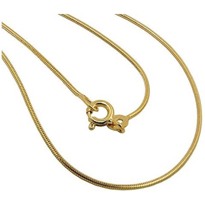 Collana 519005 - Snake Chain 1mm 14ct Gold 45cm
