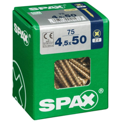 Lotto 75 Svasata Viti In Acciaio Testa Pozidriv Diam.4.5 Mm X Mm L.50 - Spax en oferta