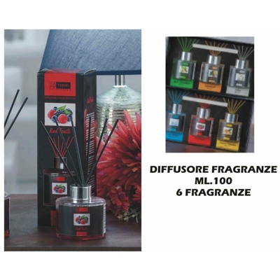 Diffusore Fragranze Con Bastonc. Ml.100 6 Fragr.