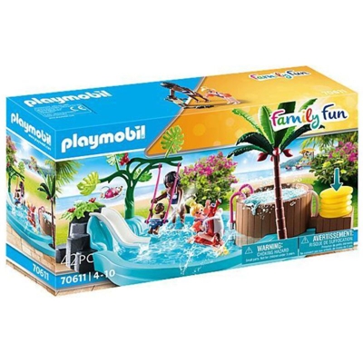 ® Family Fun Piscina per bambini con idromassaggio 70611 - Playmobil