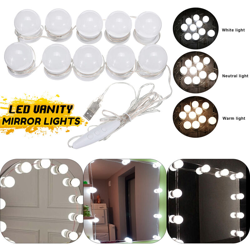 Insma - Kit luce LED dimmerabile per specchio cosmetico da bagno 3 colori 6 livelli di luminosità precio