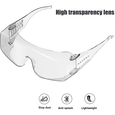 Occhiali [non medici], occhiali traspiranti, occhiali protettivi, trasparenti, contro l'espettorato e gli schizzi