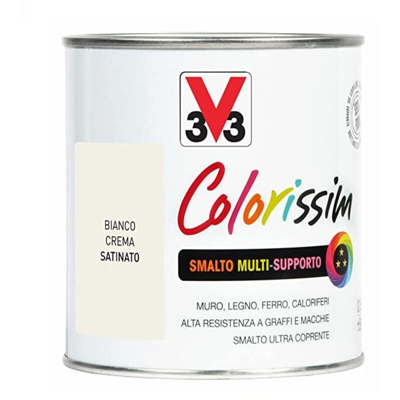 Smalto Multisupporto Colorissim Bianco Creama 2,5 LT