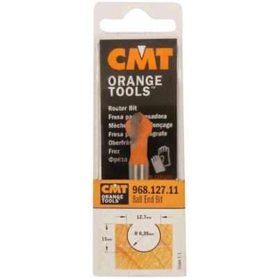 Cmt Orange Tools - 968.158.11 FRESA A SFERA HW S=8 D=15.8X14X60.3 R=8 DX