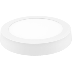 Alfa - Luce fredda da incasso a LED a superficie tonda bianca da 18w características