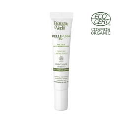 Pelle pura bio - S.O.S. anti-imperfecciones, gel purificante lenitivo con extracto de Jengibre ecológico, zumo y aceite de Limón y agua de Cebada ecol en oferta