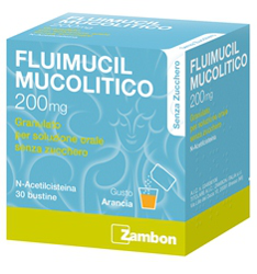 FLUIMUCIL MUCOL*30BUST200MGS/Z características