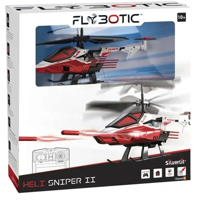 Lgvshopping - Flybotic Heli Sniper II Elicottero Radiocomandato Spara-Missili 3 Canali 10+
