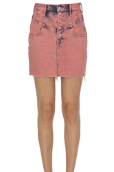 Denim mini shirt precio