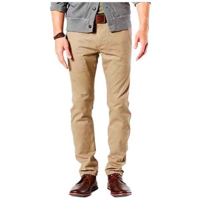 Pantaloni Dockers Alpha Khaki Skinny Tapered L32 Abbigliamento Uomo W38-l32