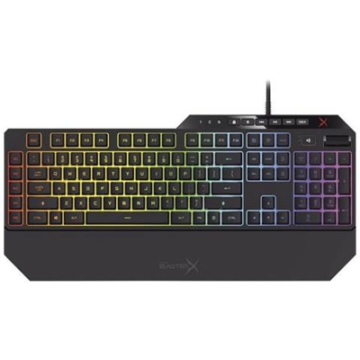 Tastiera Gaming USB Meccanica Sound BlasterX Vanguard K08 Retroilluminata Colore Nero (Layout Tedesco)