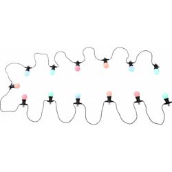 Tradizionale lampadina esterna del LED nero plastica copre plastica, 0,54W opale - Globo NIRVANA 3401 características