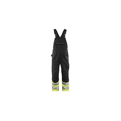 266218009933C58 - Salopette High Vis, taglia C58, colore: Nero/Giallo - Blaklader