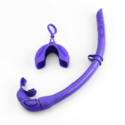 Tubo per respirazione umida per adulti pieghevole in silicone AS-600, viola en oferta