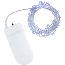 confezione regalo led luci colorate pulsante bouquet torta luci stringa filo di rame [invia pulsante cella],blu 1 metro 1 luci - blu 1 metro 1 luci en oferta