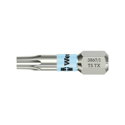 Wera - Suggerimento Per Torx® 1/4 '', Con Zona Di Torsione In Acciaio Inox, Lunghezza 25 Mm, Dimensioni: T 10