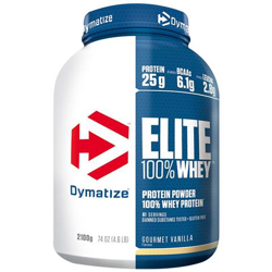 Elite 100% Whey 4.6 Lb (2100g) - Dymatize - Proteine, Whey - Gourmet Vanilla características