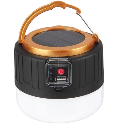 Luce di emergenza portatile ricaricabile a LED ad energia solare da 100W