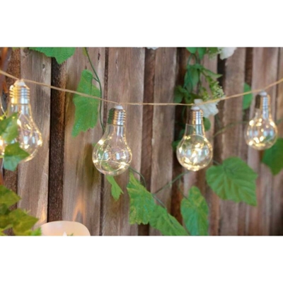 Giocoplast 10 Decorazioni Lampadine Led 6X9Cm 2,7M 14820053