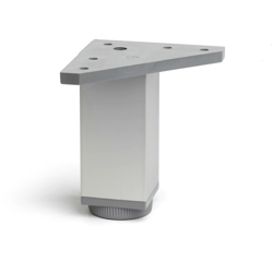 gamba quadrata stile moderno per mobili bassi. Altezza di 10 cm. Realizzata in alluminio con finitura anodizzato opaco. Per il bricolage e il DIY. en oferta