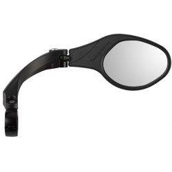 1 lente in acciaio inossidabile di PCS Rear View Mirror MTB manubrio di sicurezza laterale Specchio bici della strada flessibile retrovisore Specchi características