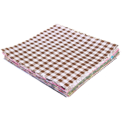 Fascio quadrato pretagliato assortito fai da te 30 pezzi patchwork di tessuto trapunta floreale in cotone affascinante