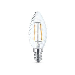 Nova Line - Lampadina Led Tortiglione a Filamento C35 E14 4W Bianco Neutro 4000K en oferta